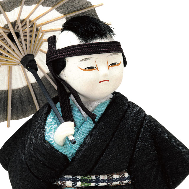 木目込み人形・木目込ひな人形助六(豆)の写真