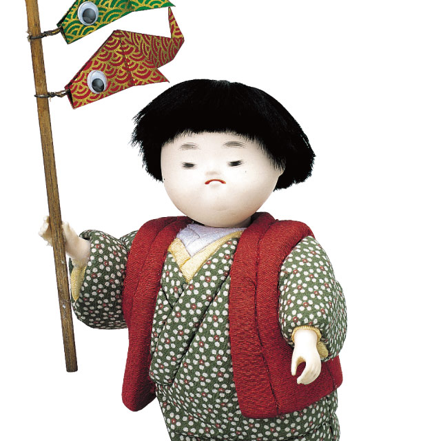 木目込み人形・木目込ひな人形鯉太郎ちゃんの写真