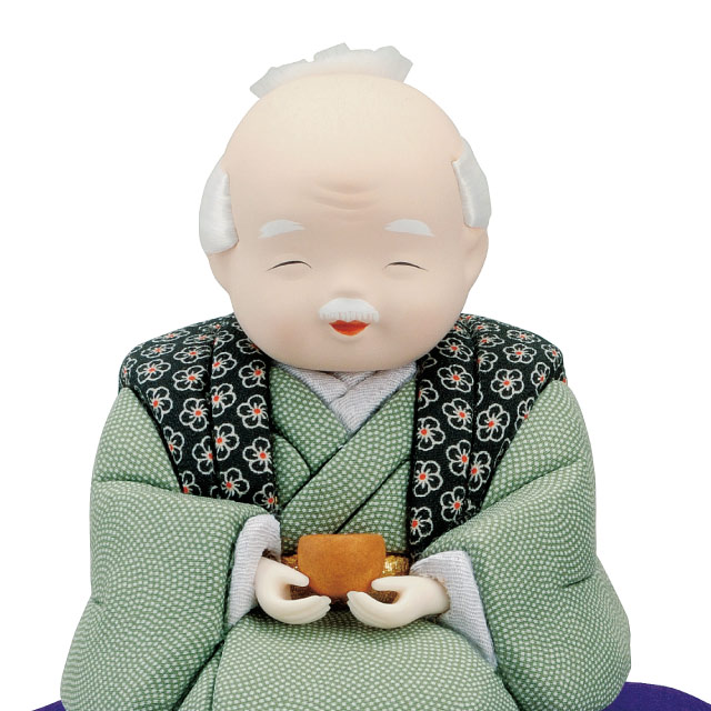 木目込み人形・木目込ひな人形好日(男)座布団付の写真