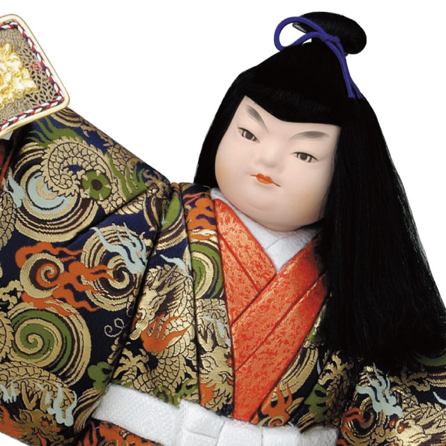 木目込み人形・木目込ひな人形出世兜の写真