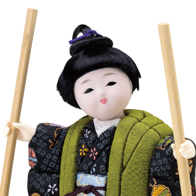 木目込み人形・木目込ひな人形竹馬の写真