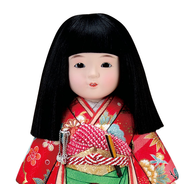 木目込み人形・木目込ひな人形春日市松(女)の写真