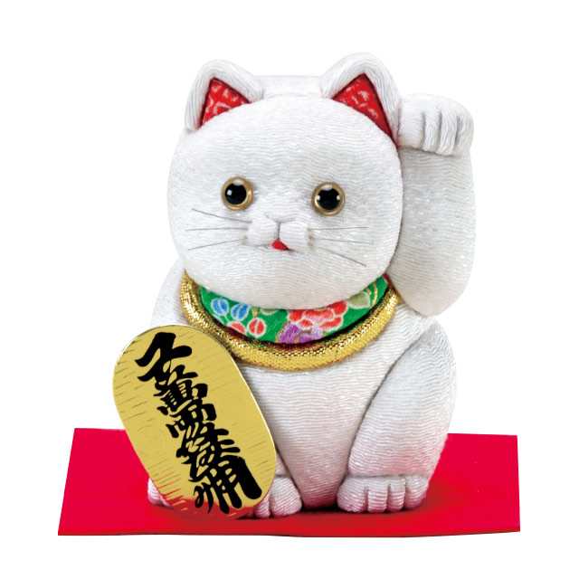 木目込み人形材料・木目込ひな人形キット 豆まねき（白）(ﾌｪﾙﾄ付)