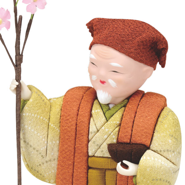 木目込み人形・木目込ひな人形花咲かじいさんの写真