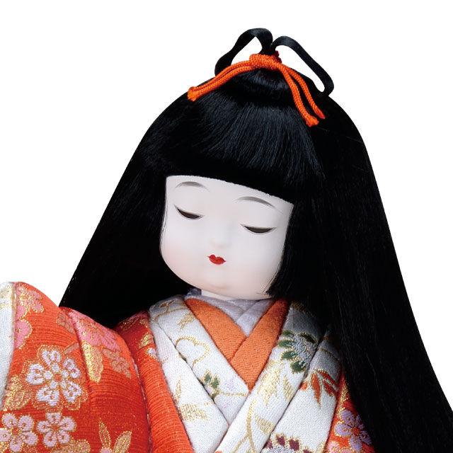 木目込み人形・木目込ひな人形姫人形(大)の写真