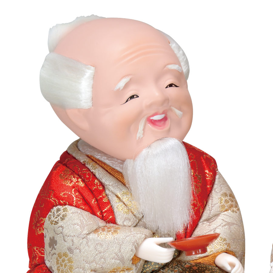 木目込み人形・木目込ひな人形長寿の祝いの写真