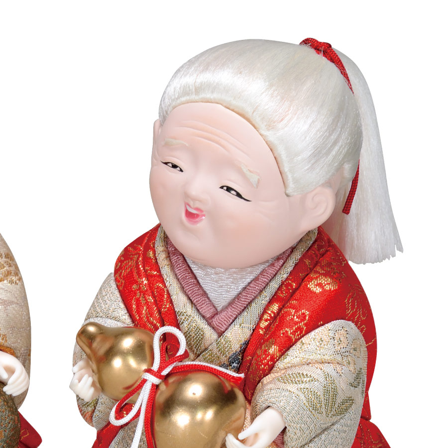 木目込み人形・木目込ひな人形長寿の祝いの写真