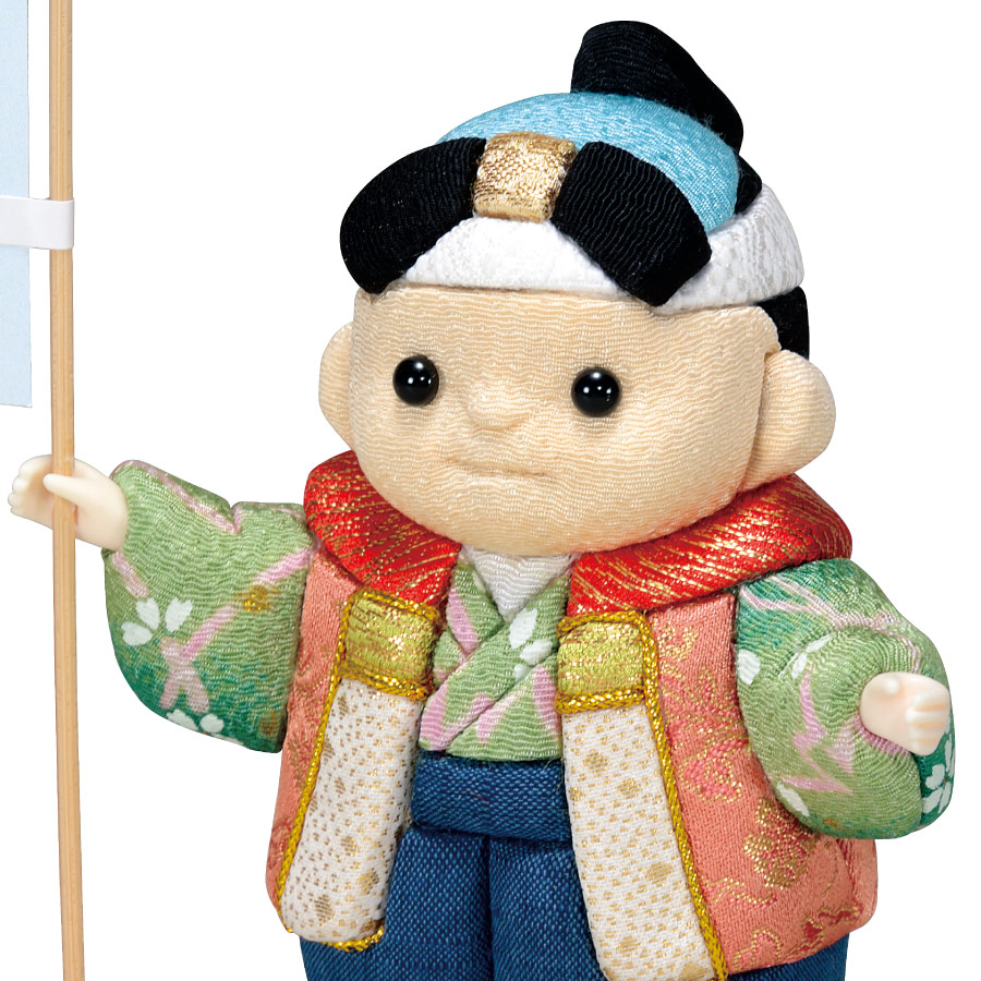 木目込み人形・木目込ひな人形宝来桃太郎の写真