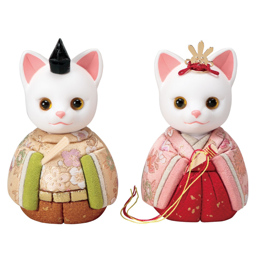 木目込み人形材料・木目込ひな人形キット ねこひいな