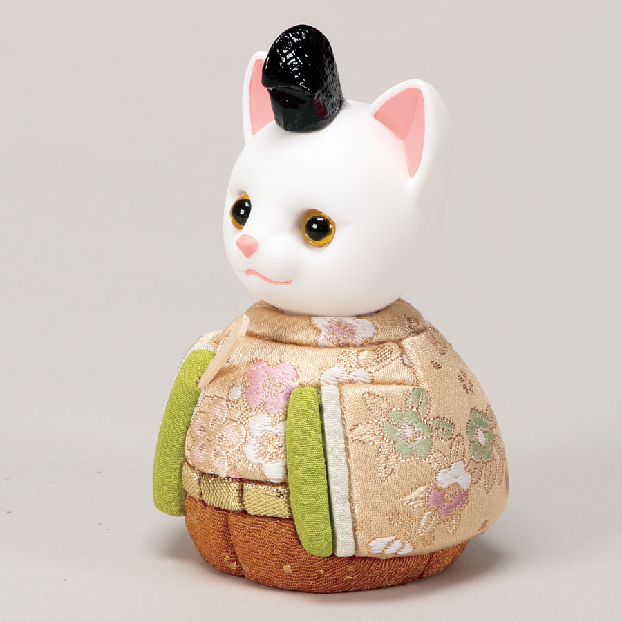 木目込み人形・木目込ひな人形ねこひいなの写真