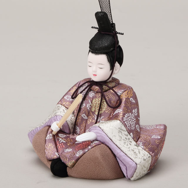 木目込み人形・木目込ひな人形芙蓉雛 五人飾りの写真