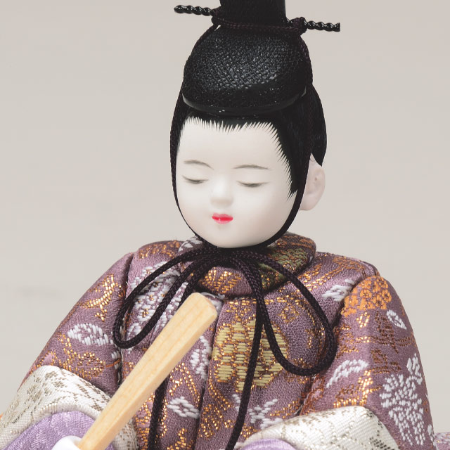 木目込み人形・木目込ひな人形芙蓉雛 五人飾りの写真