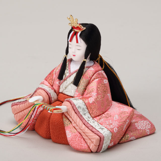 木目込み人形・木目込ひな人形芙蓉雛 五人飾りの写真
