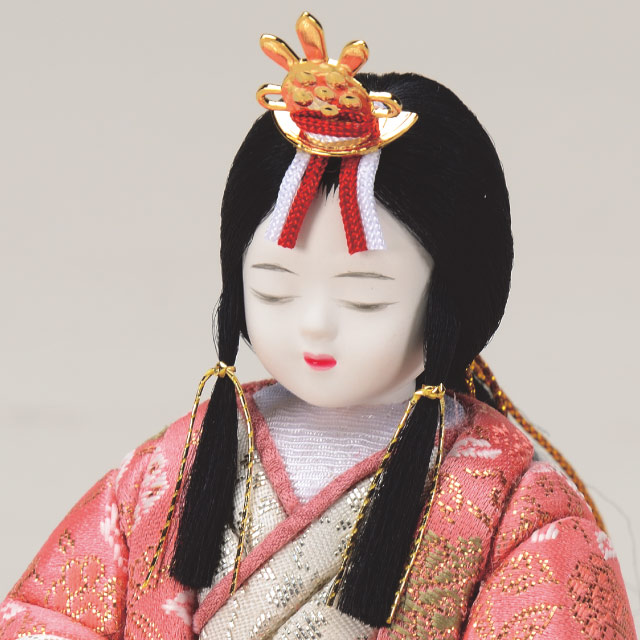 木目込み人形・木目込ひな人形芙蓉雛 五人飾りの写真