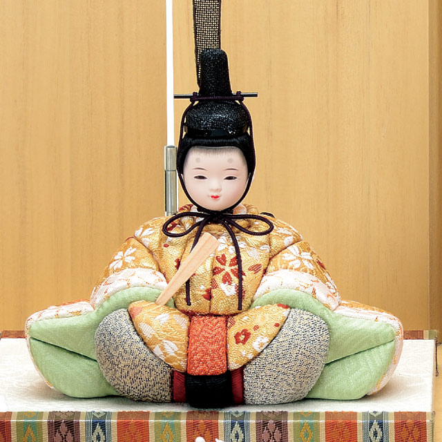 木目込み人形・木目込ひな人形陽春雛 親王飾りの写真