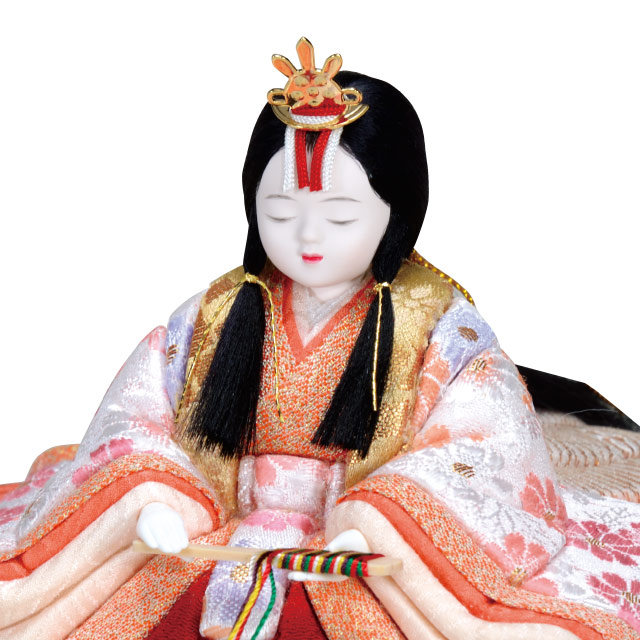 木目込み人形・木目込ひな人形彩華雛 親王飾りの写真