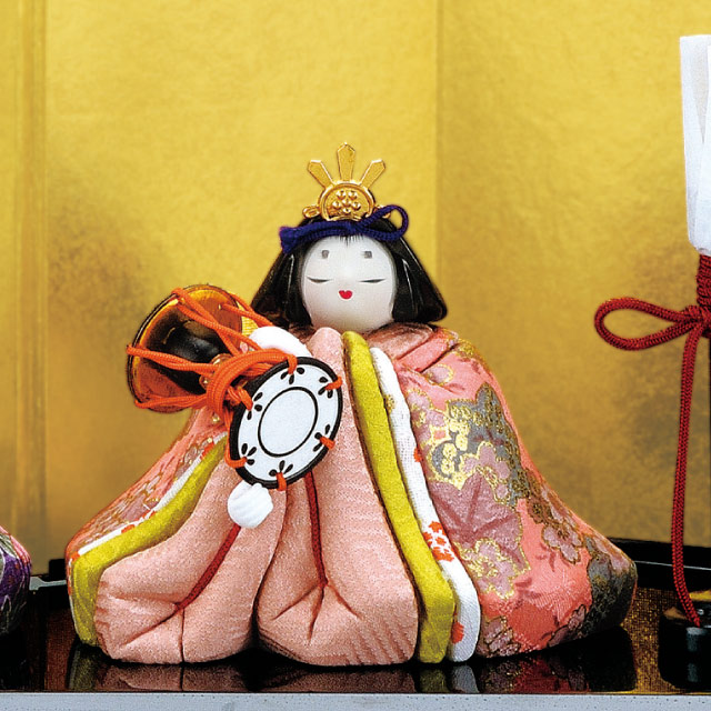 木目込み人形・木目込ひな人形初音びなの写真