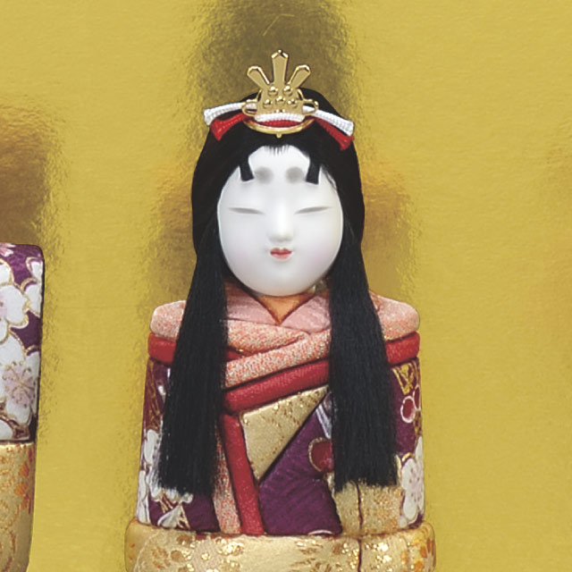 木目込み人形・木目込ひな人形清和立雛の写真