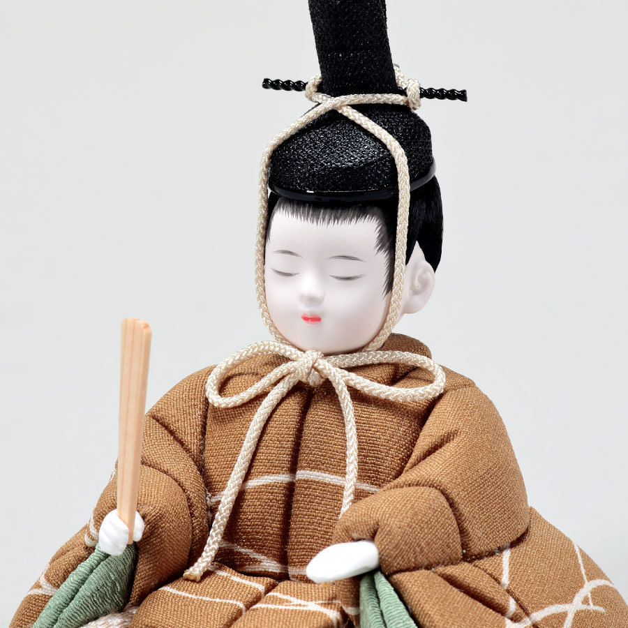 木目込み人形・木目込ひな人形【一秀】桃山雛0号A(92-5)の写真