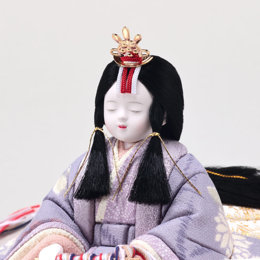 木目込み人形・木目込ひな人形【一秀】舞菊姫(J-9-5)の写真