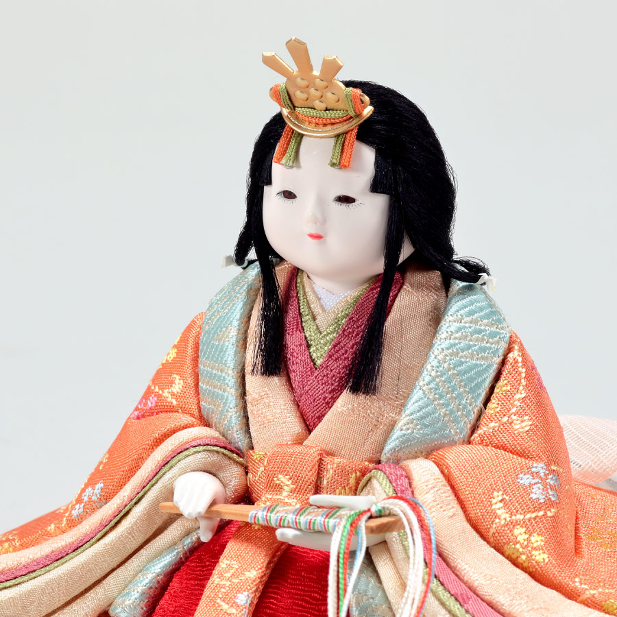 木目込み人形・木目込ひな人形【幸一光】詩 親王飾りの写真