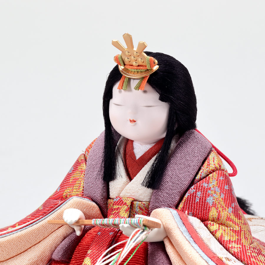木目込み人形・木目込ひな人形【幸一光】うらら 親王飾りの写真