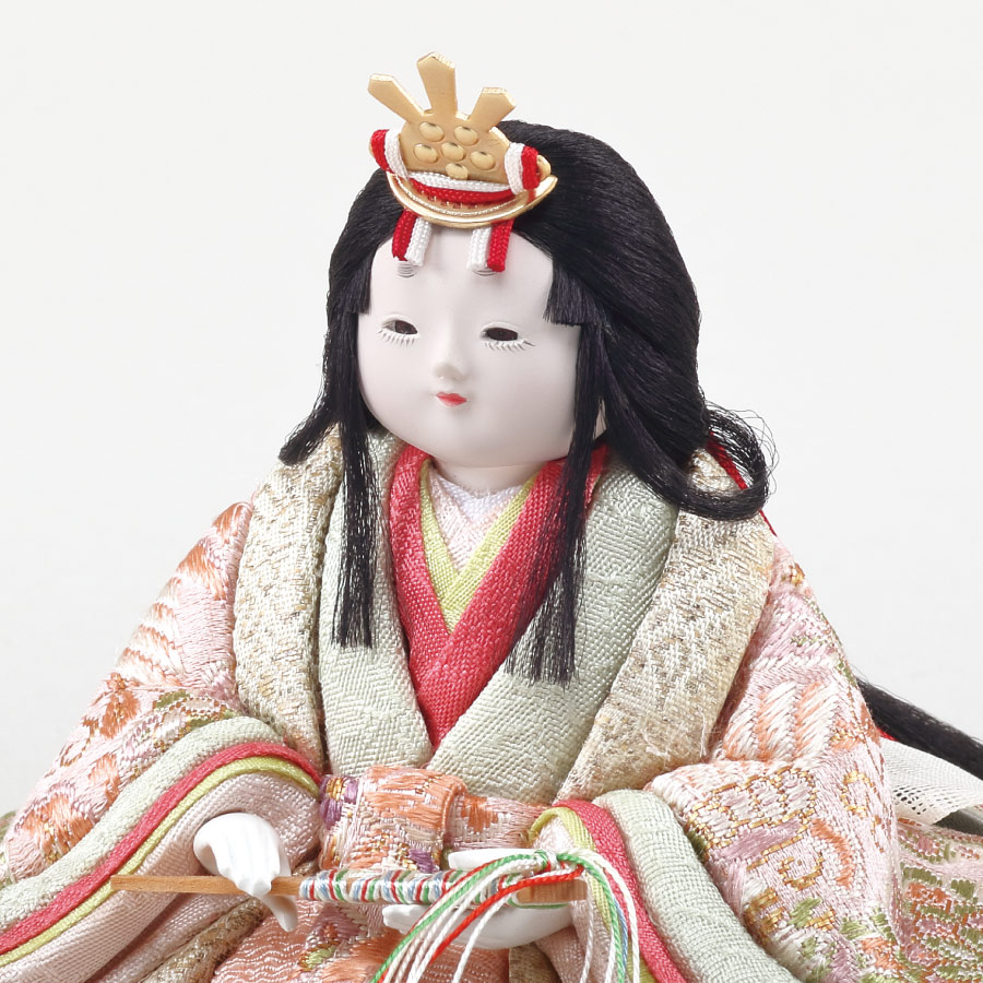 木目込み人形・木目込ひな人形【幸一光】芽依 親王飾りの写真