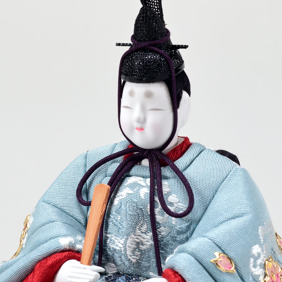 木目込み人形・木目込ひな人形【真多呂】天宝雛 親王飾りの写真