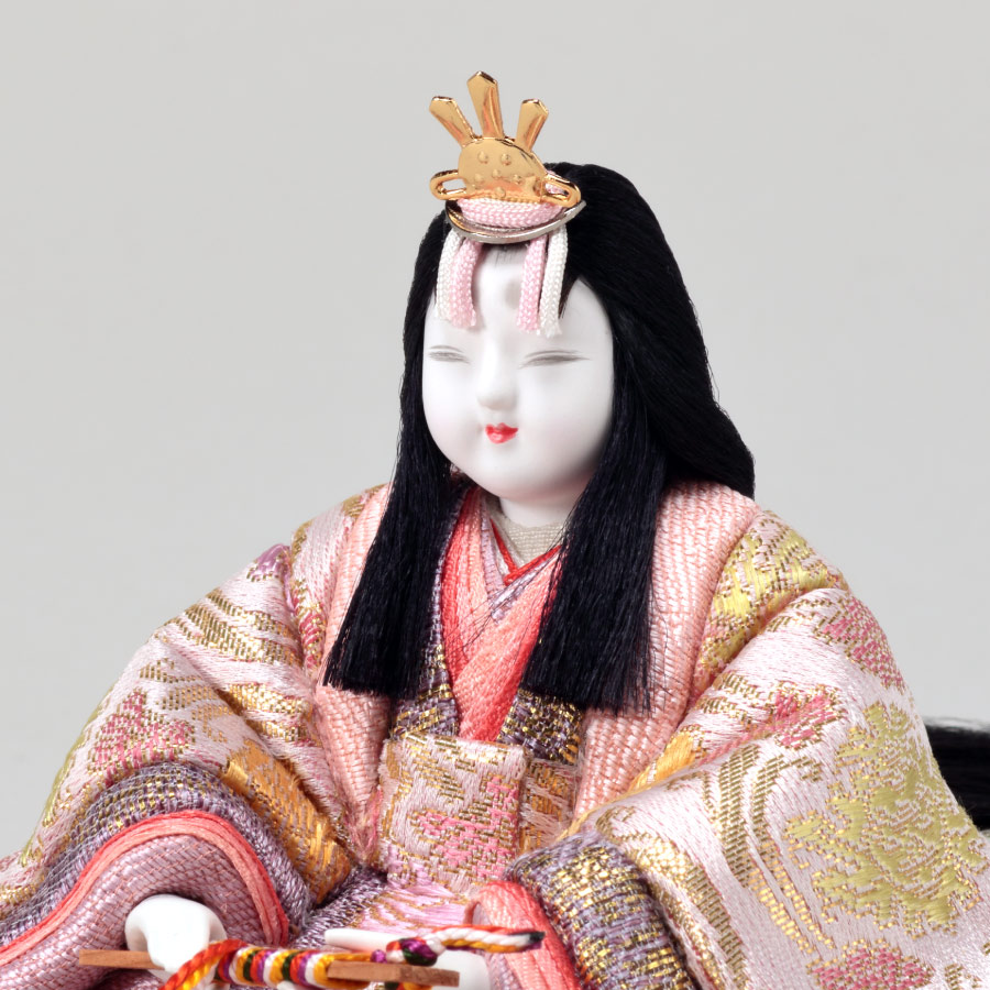 木目込み人形・木目込ひな人形【真多呂】飛鳥雛 親王飾りの写真