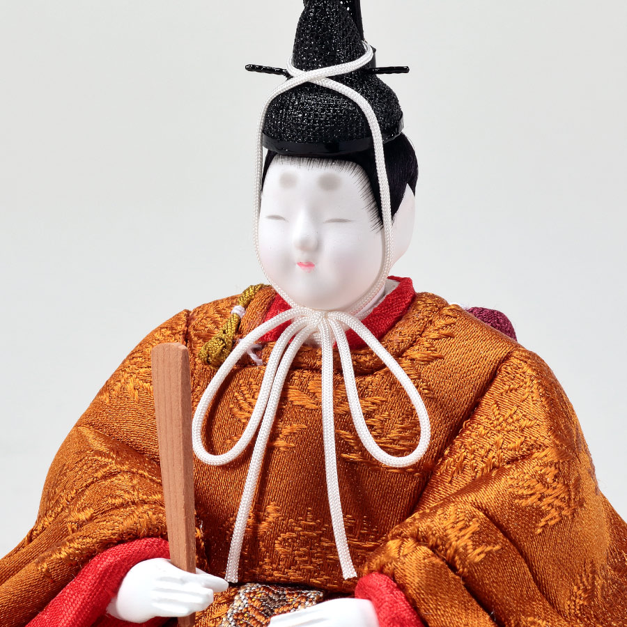 木目込み人形・木目込ひな人形【真多呂】宝寿雛 親王飾りの写真