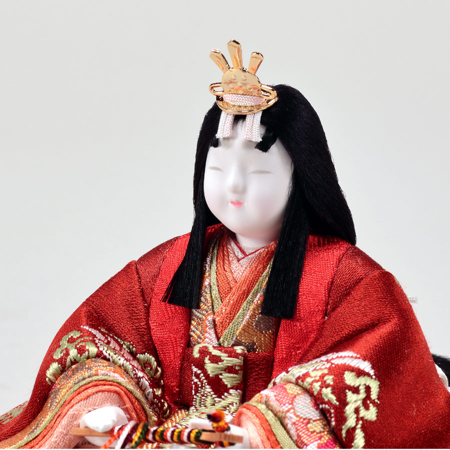 木目込み人形・木目込ひな人形【真多呂】宝寿雛 親王飾りの写真