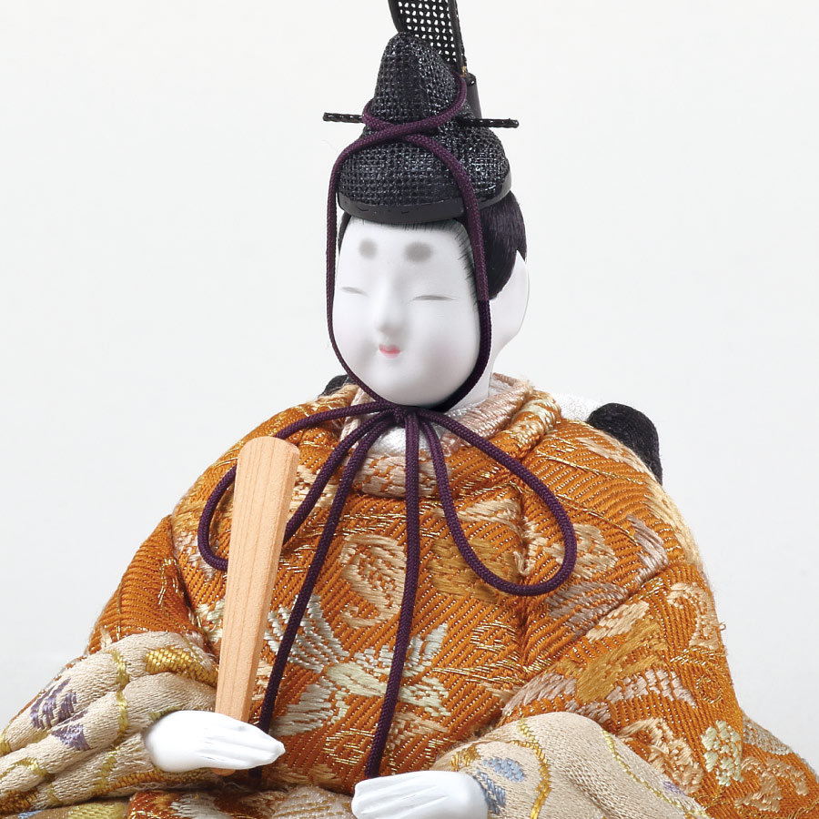 木目込み人形・木目込ひな人形【真多呂】小花雛 親王飾りの写真