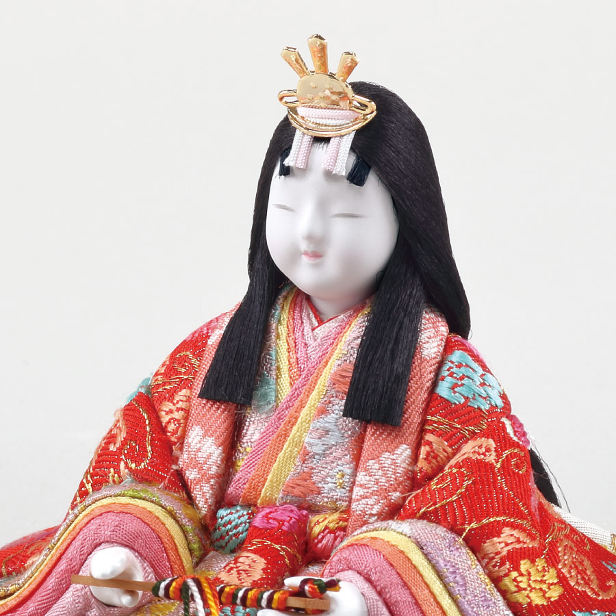 木目込み人形・木目込ひな人形【真多呂】小花雛 親王飾りの写真